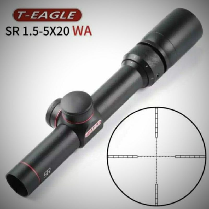 Telescope T Eagle SR 1.5-5x20 WA HK