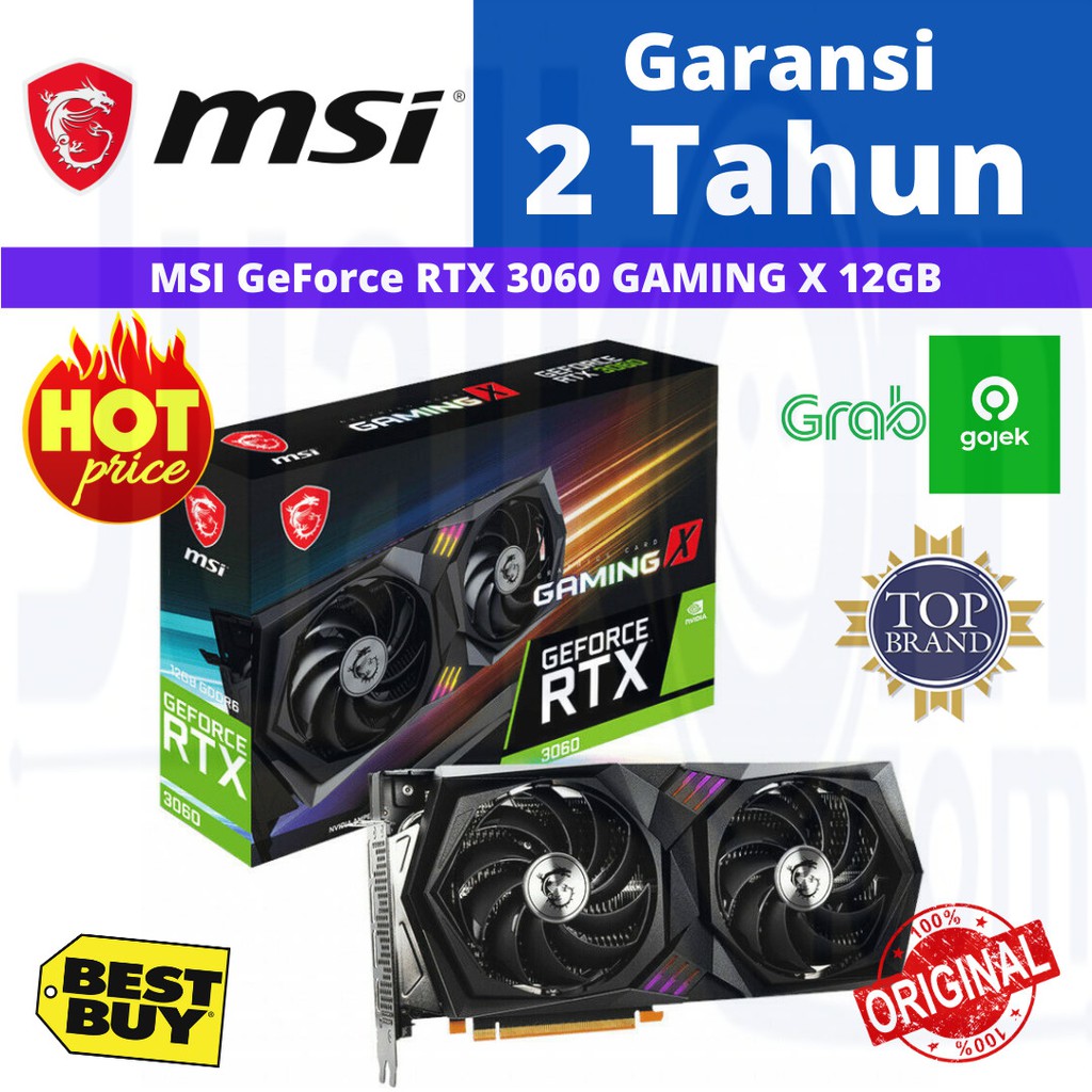 MSI NVidia GeForce RTX 3060 RTX3060 GAMING X 12GB 12 GB