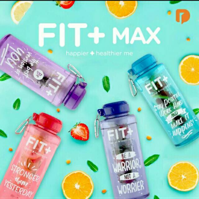 Botol Fit + Max infuser Jus