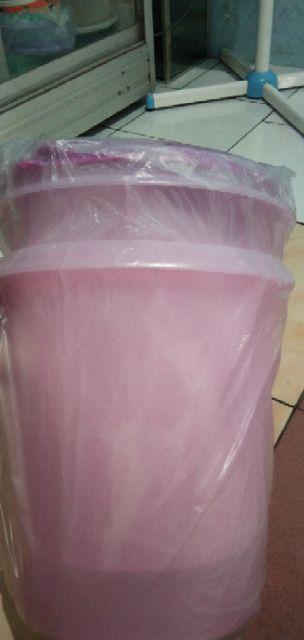 Giant Canister 8.4l Set (isi 2) Ongkir 1kg Toples Lebaran Natal Wadah Penyimpanan Besar