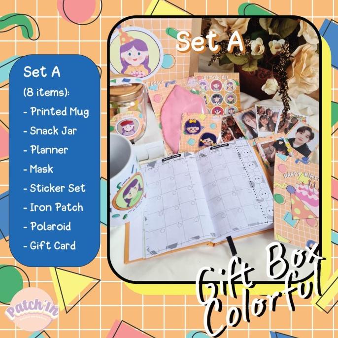 

ULANG LUCU GIFT PO COLORFUL KADO FLORAL TAHUN BOX HADIAH WISUDA DV612CDC2