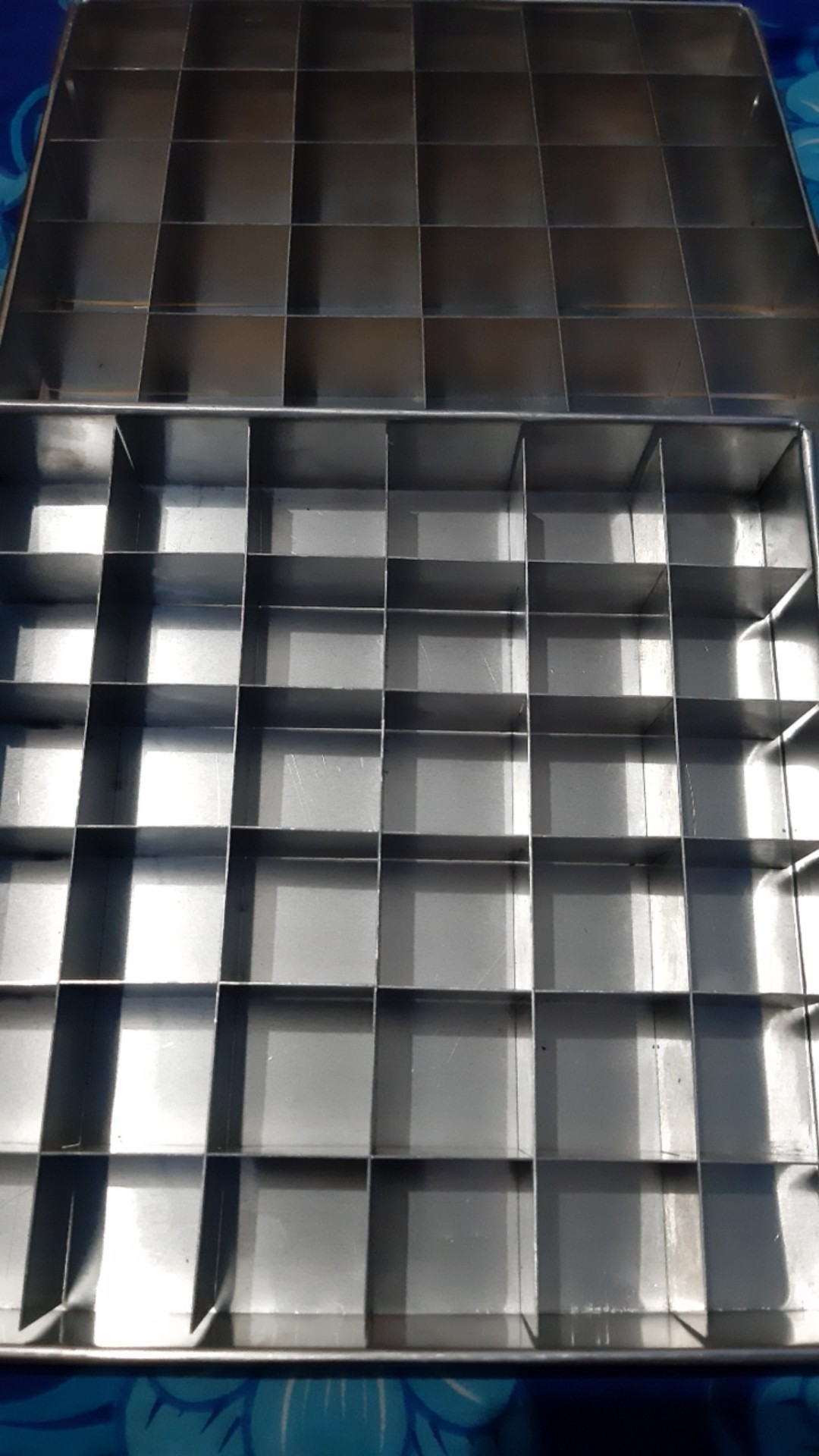 Loyang Brownies Sekat (kotak Persegi Panjang Sekat Loyang Bolu Kukus Panggang Loyang Kue Bolu