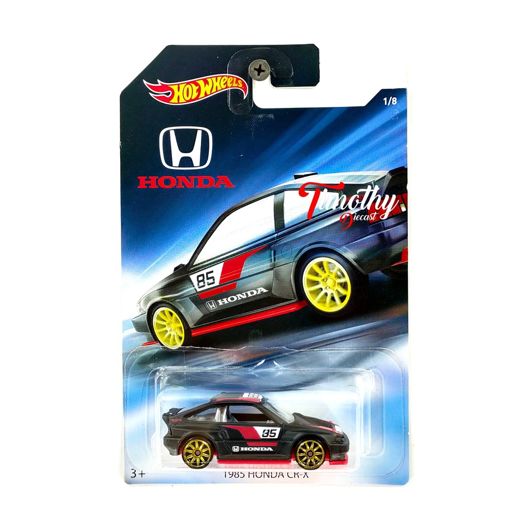 Hot Wheels Honda Series 1985 Honda CRX Hitam