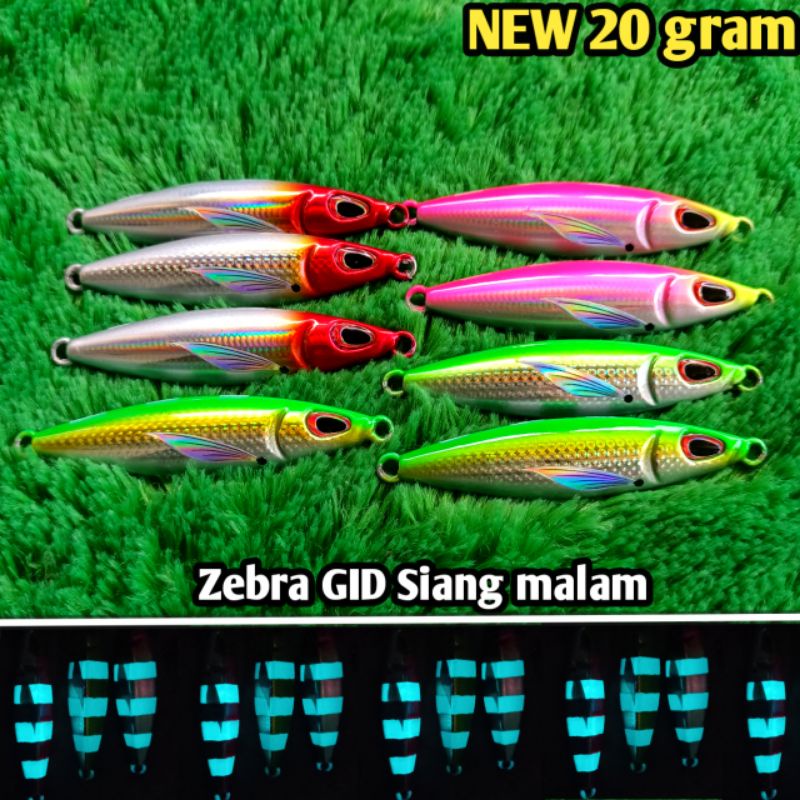 Micro jig 20gram Micro jig 15gram Metal Jig 20gram GID Killer Assist hook Umpan pancing lure