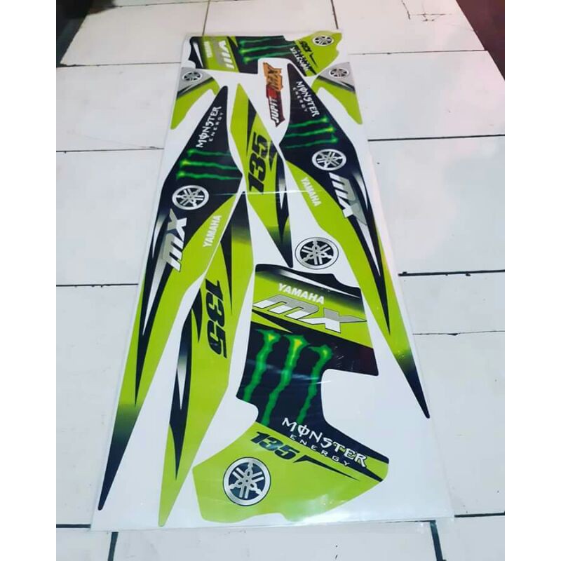 striping variasi jupiter mx old 135 hitam hijau