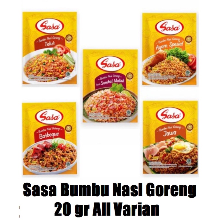 

Sasa Bumbu 20 gr Sachet All Varian