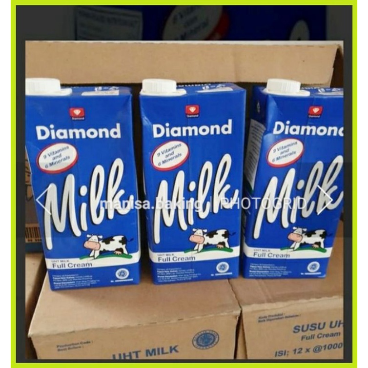 

SUSU UHT DIAMOND 1 LITER DIAMOND MILK