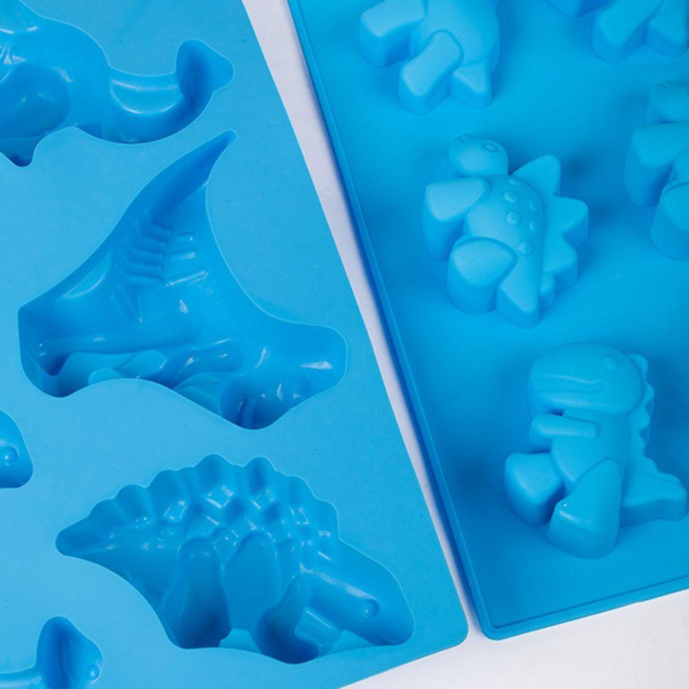 Populer Dinosaurus Cetakan Silikon Bakeware Fondant Drip Mold Cetakan Silikon Hias