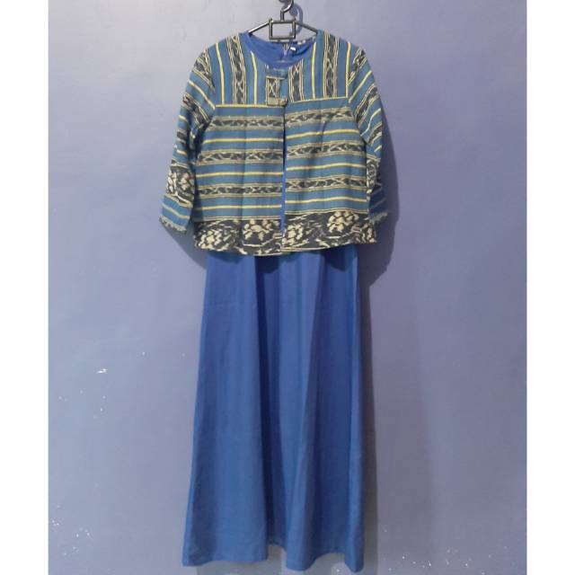 Dress tenun (preloved)