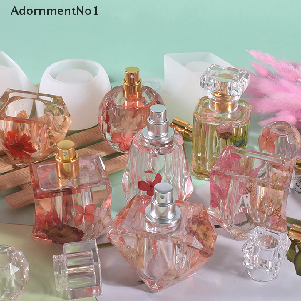 (AdornmentNo1) Cetakan Botol Parfum / Lotion / Sabun Epoxy Resin Bahan Silikon