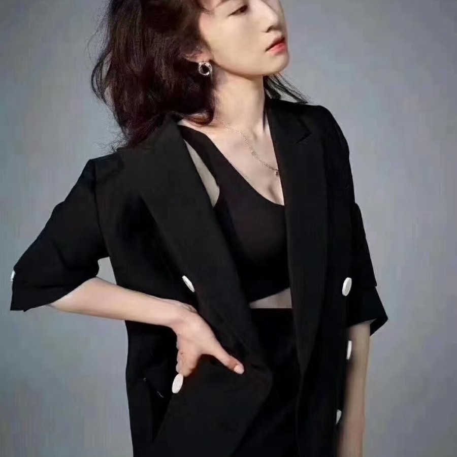 Pdora bra kesehatan / bra sport wanita tali lebar - Hitam