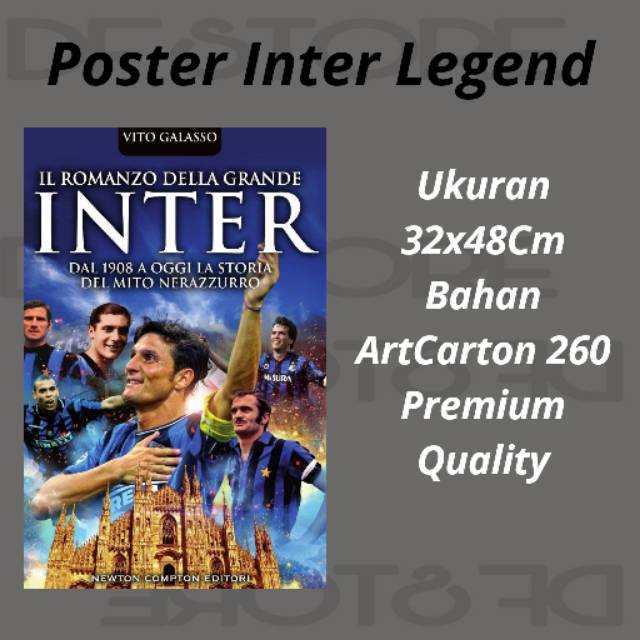 Poster Intermilan legend zanetti