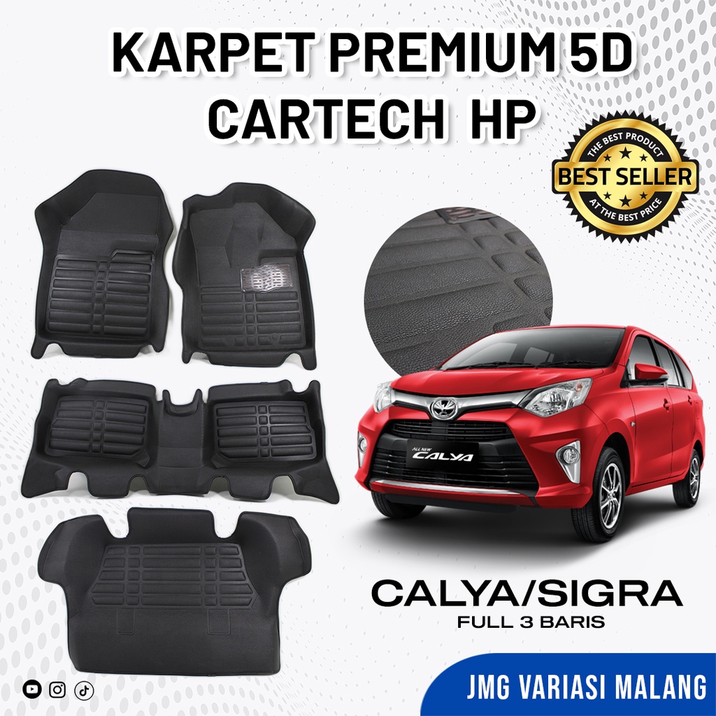 Karpet Mobil 5D Cartech HP- Calya/Sigra