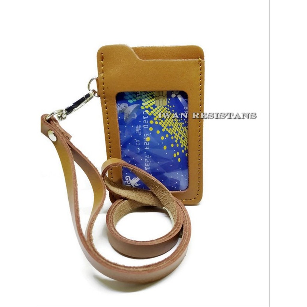 

ID Card Holder Kulit Asli ,Name Tag holder Kulit Asli