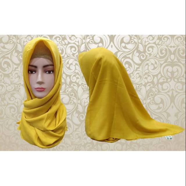 Hijab Segi empat Katun Polos Veloze by Dafanya