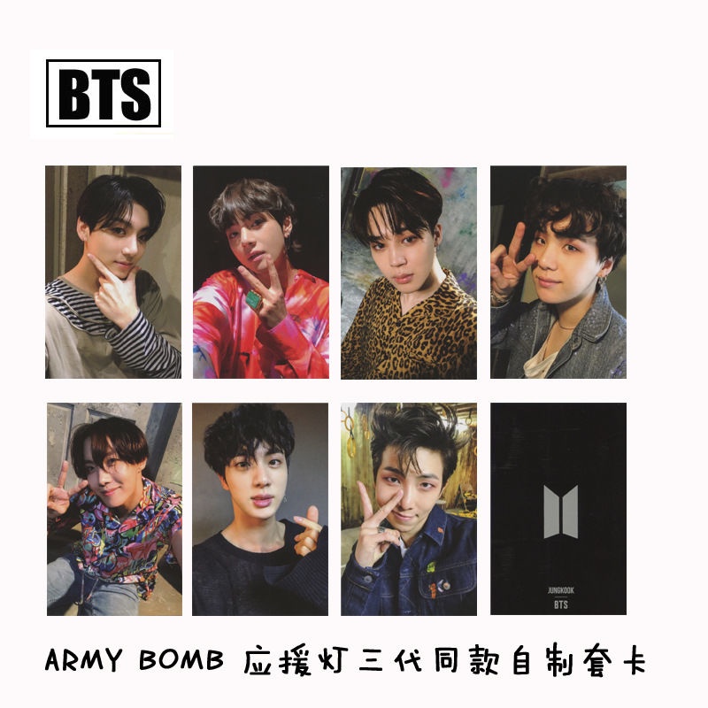 Kartu Foto Dengan Tanda Tangan BTS Album Same Style