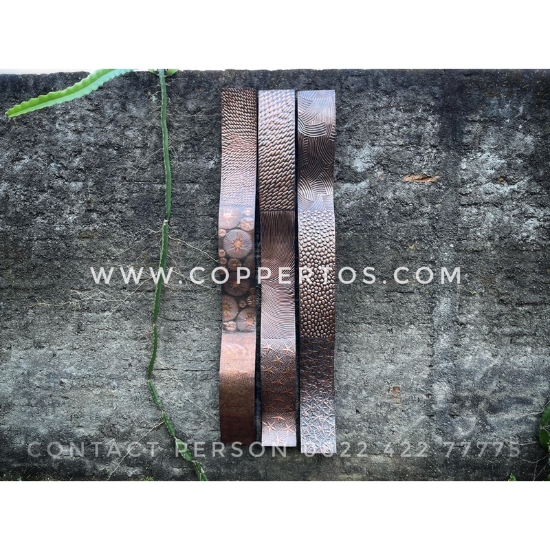 Copper wall art - dekorasi dinding bahan tembaga - hiasan dinding antik - custom wall art decor