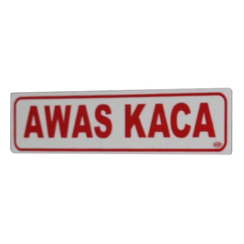 

GM LABEL KECIL AWAS KACA