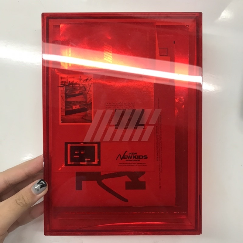 [SIAP KIRIM] ALBUM IKON REPACKAGE BLACK & RED VER , ALBUM WELCOME BACK HALF DEBUT , WELCOME BACK FUL