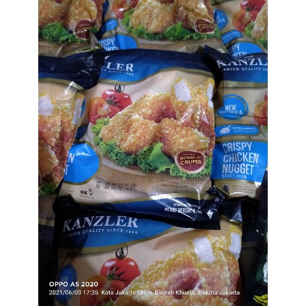 

KANZLER CRISPY CHICKEN NUGGET 450 G