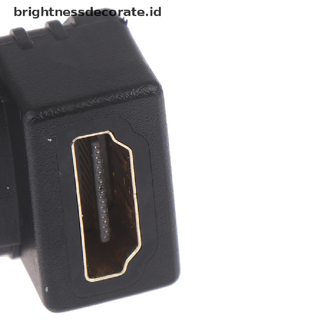 Adapter Hdmi Tipe L 270 Derajat Male Ke Female Audio Return