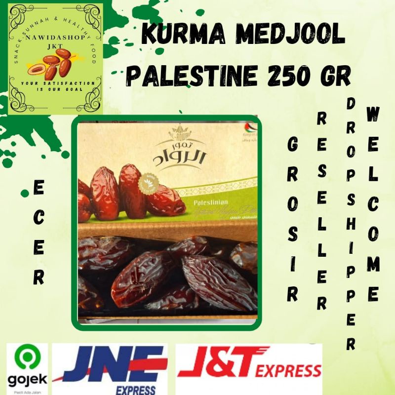 Kurma Medjool Palestine 250gr Enak Legit Diet Sehat grosir haji umroh Jakarta