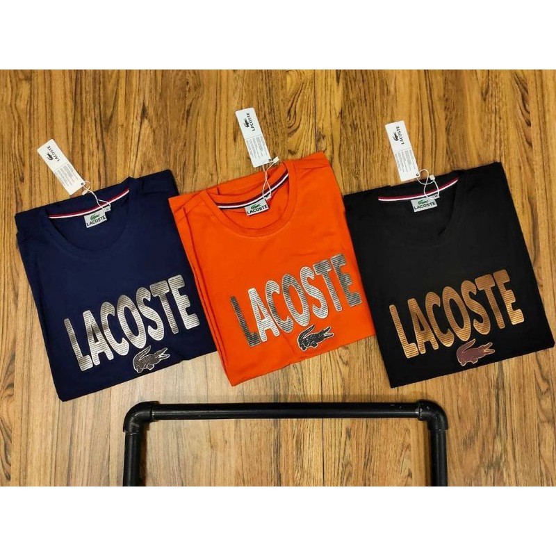 

TSHIRT LACOSTEE X ORNGE X BLK X BLUE X NEW X 12 X