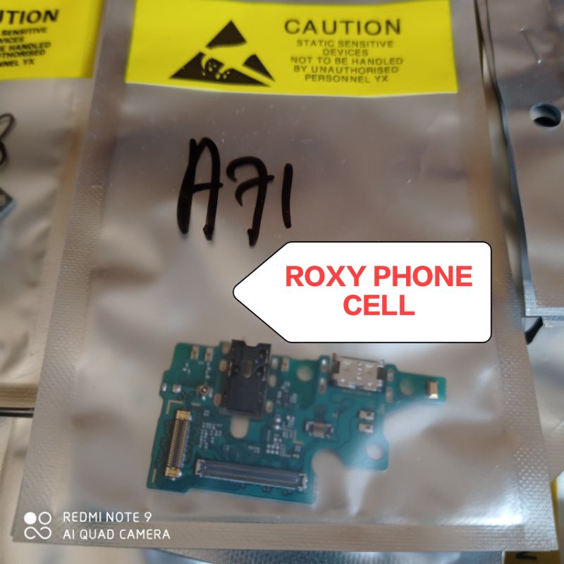 Flexible flexibel konektor charger papan cas Samsung A71 original