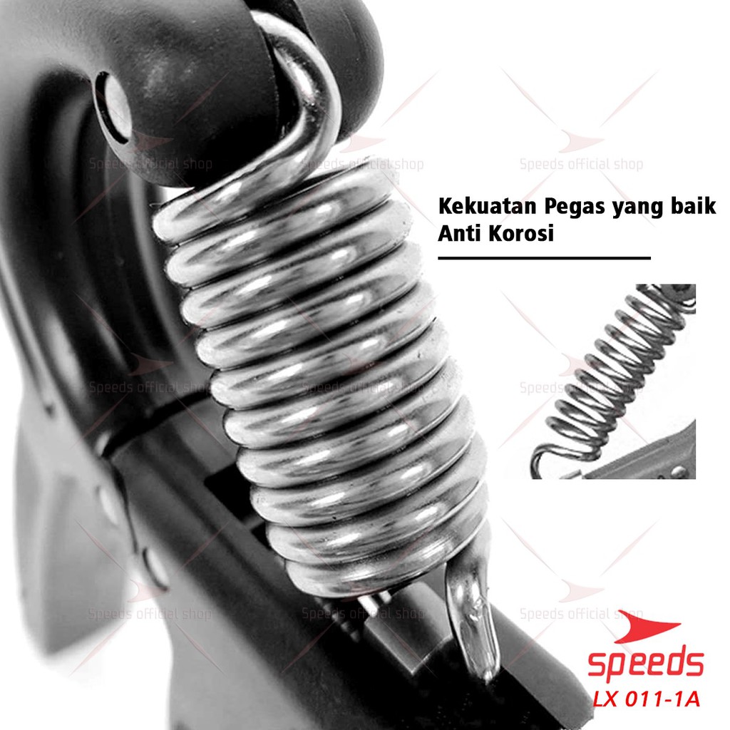 SPEEDS Handgrip Hand Grip 10-60 kg Alat bantu fitness Otot lengan Tangan Portable  011-1