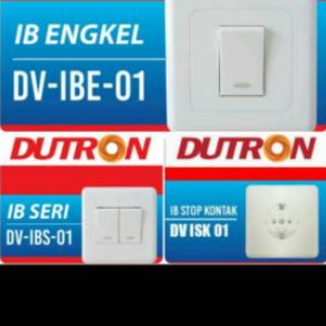 SAKLAR SERI/STOP KONTAK/ENGKEL STOP/ENGKEL IB LUMENT / INBOW