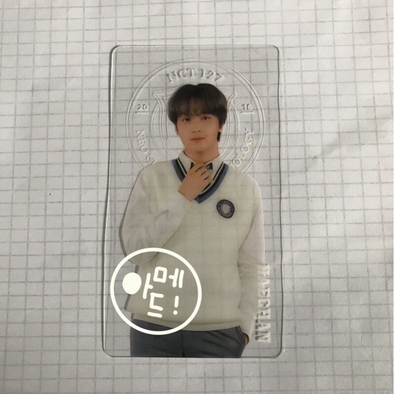 haechan bookmark bm b2s pc photocard nct