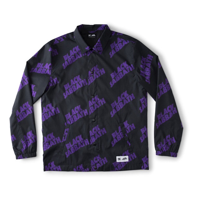 DC Shoes Men DC x Sabbath Coaches Jacket Jackets Black ADYJK03142
