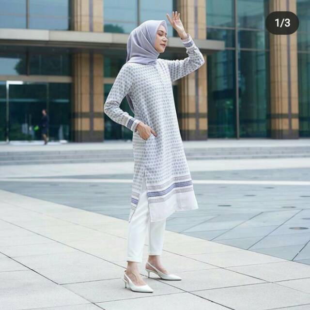 Ethnik tunik off white by heaven lights