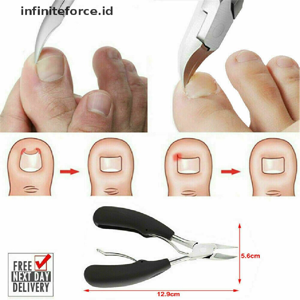 (infiniteforce.id) Gunting Kuku Bahan Stainless steel Untuk Manicure / Pedicure