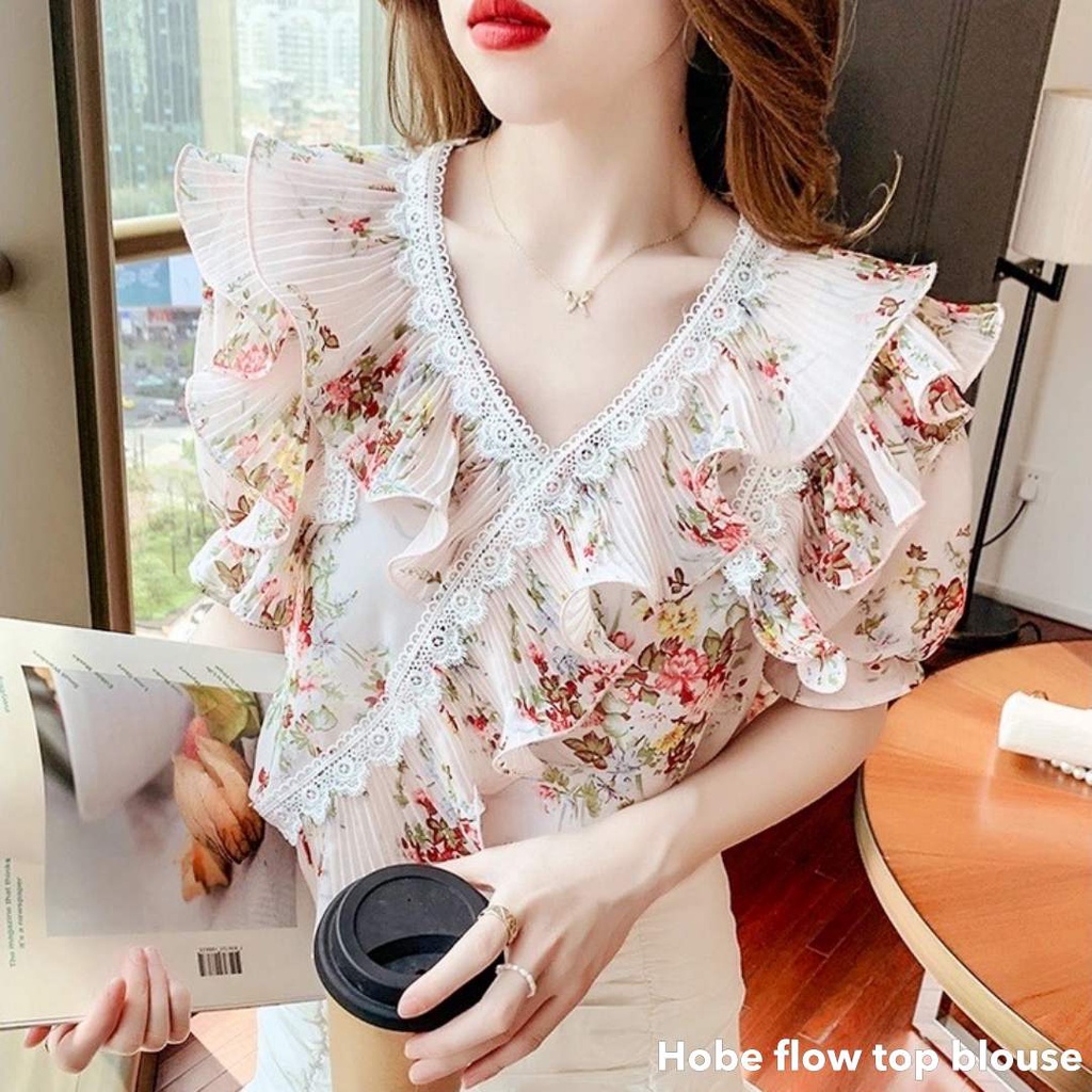 Hobe flow top blouse - Thejanclothes