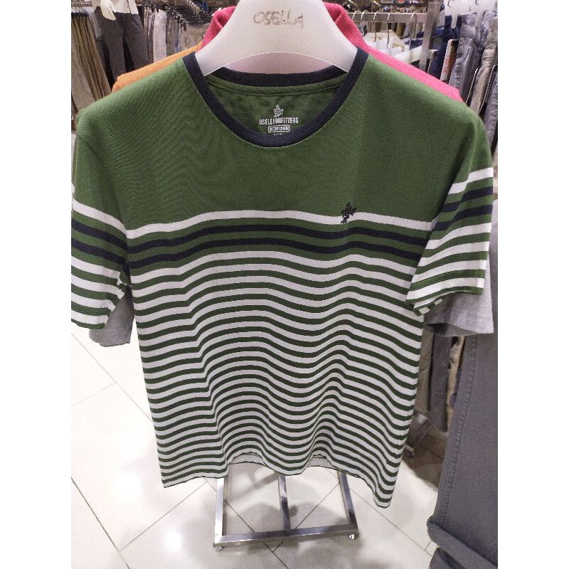 T-shirt pria motif salur by OSELLA original