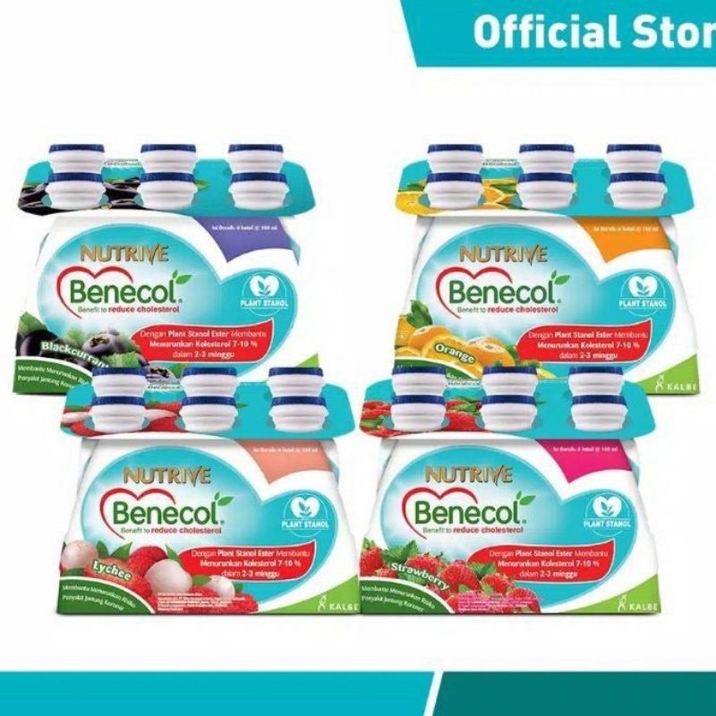 

Nutrive Benecol Blackcurrant, Lecy, Orange, dan Strawberry
