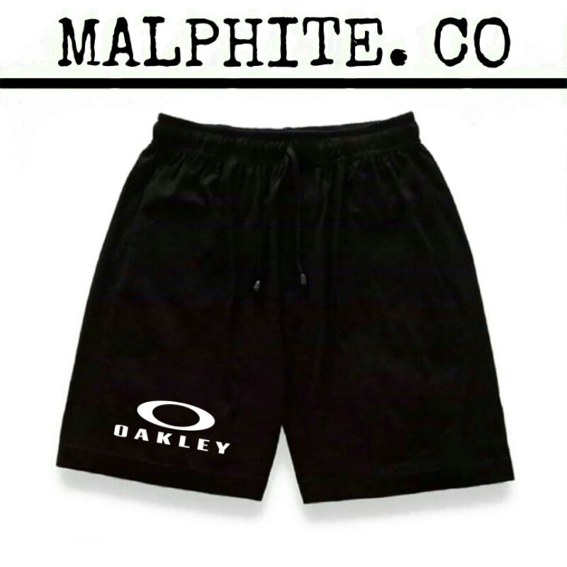 Celana Pendek Boxer Motif Logo Gambar Lambang Tulisan Oakley Sport Outdoor Short Pants Pria Wanita T