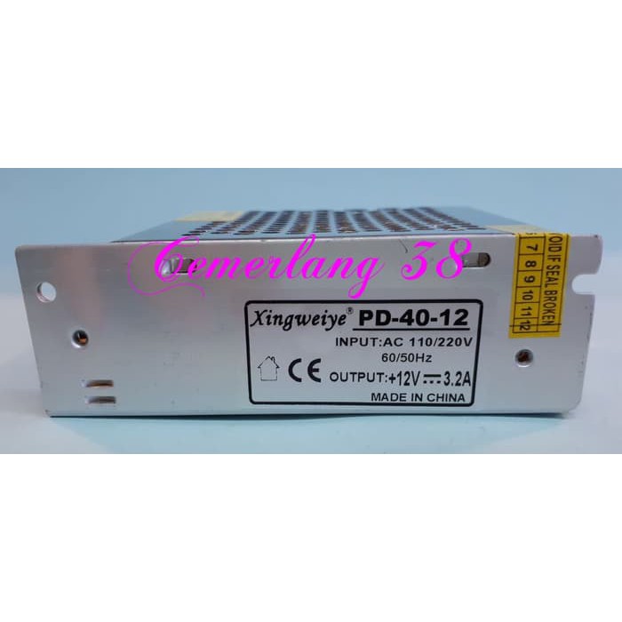 Switching Power Supply 12V 3.2A BODY BESAR