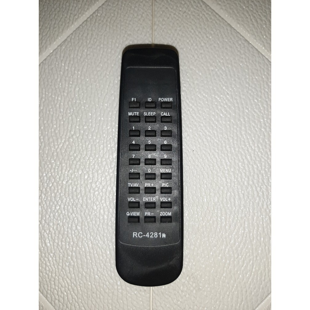 Remot Remote TV Tabung Slim Flat AKARI series tanpa setting