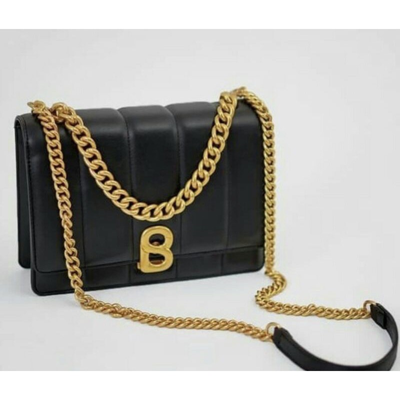 NORA BAG BLACK buttonscarves original