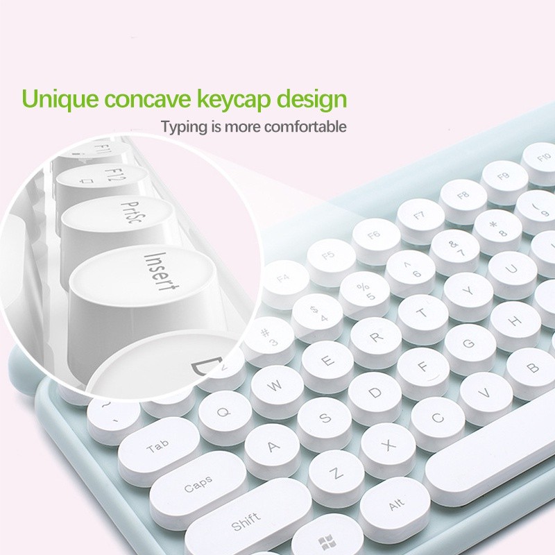 Goojodoq 2.4g Wireless Keyboard Mouse Set