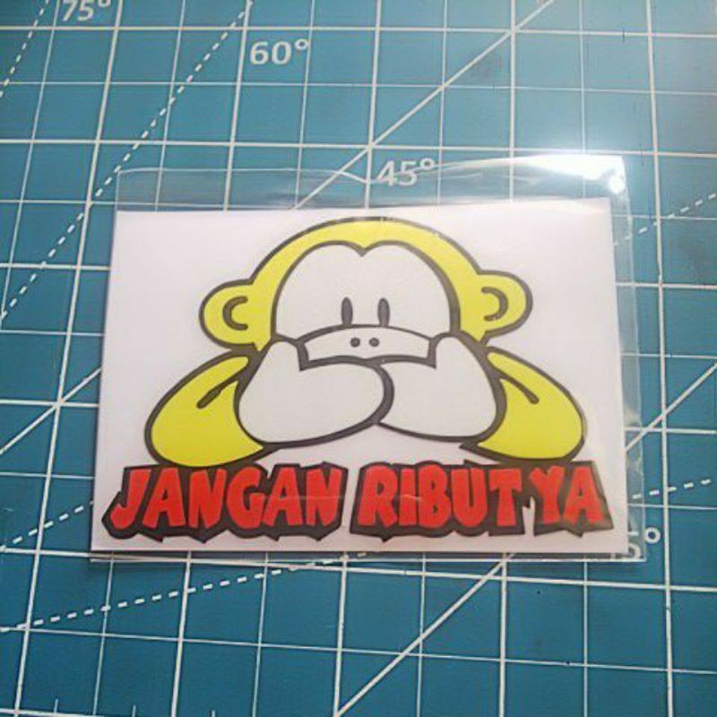 stiker cutting jangan ribut ya