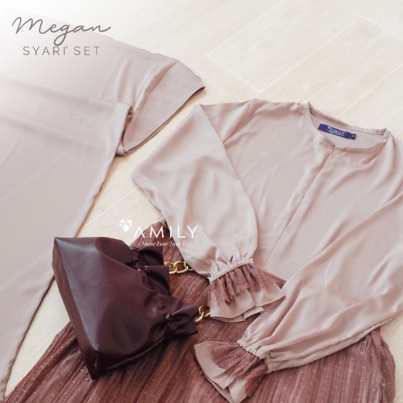 MEGAN SYAR'I SET by Amily hijab Signature