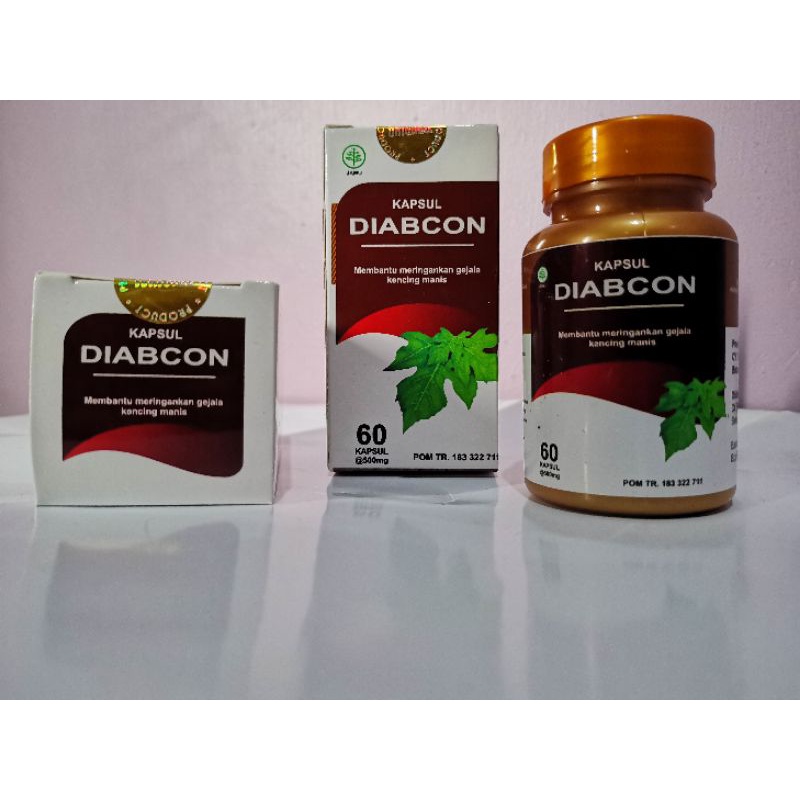 OBAT DIABETES HERBAL KAPSUL DIABCON ASLI OBAT PENURUN GULA DARAH KAPSUL DIABCON