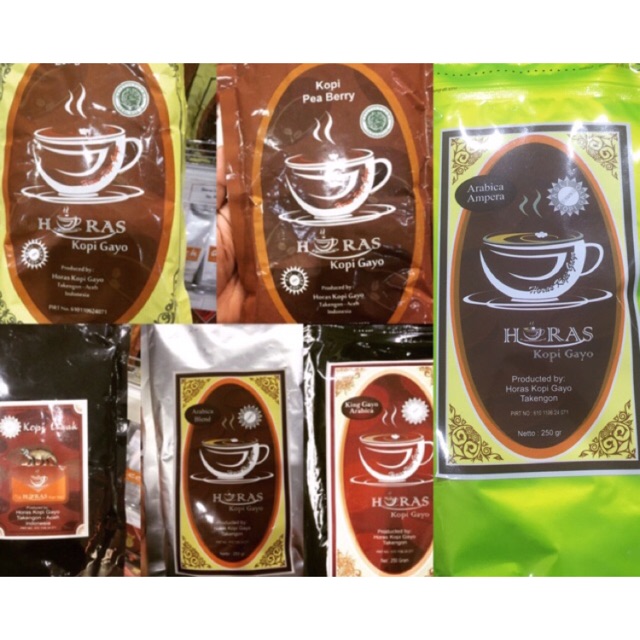 

Kopi Horas Gayo Arabika 250 gr