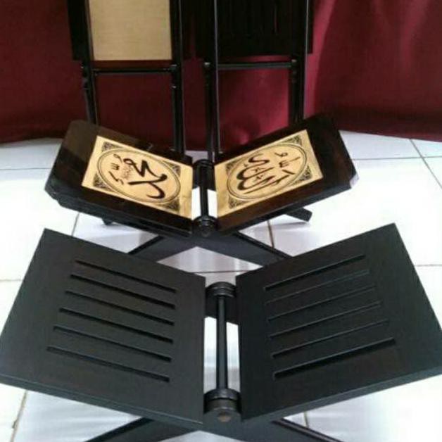 Rekal Al Qur'An-Tatakan Al Qur'An Kayu Jati Ebon