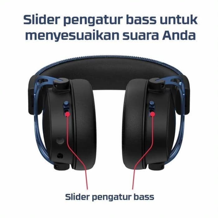 HyperX Cloud Alpha S - Gaming Headset (Blue)