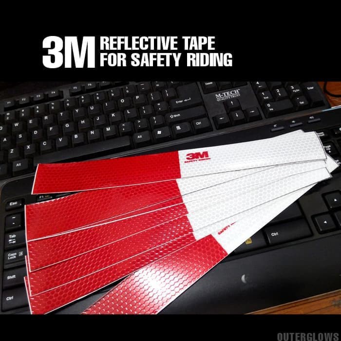 Stiker Mobil Nyala Dalam Gelap-Safety Stiker Reflective
