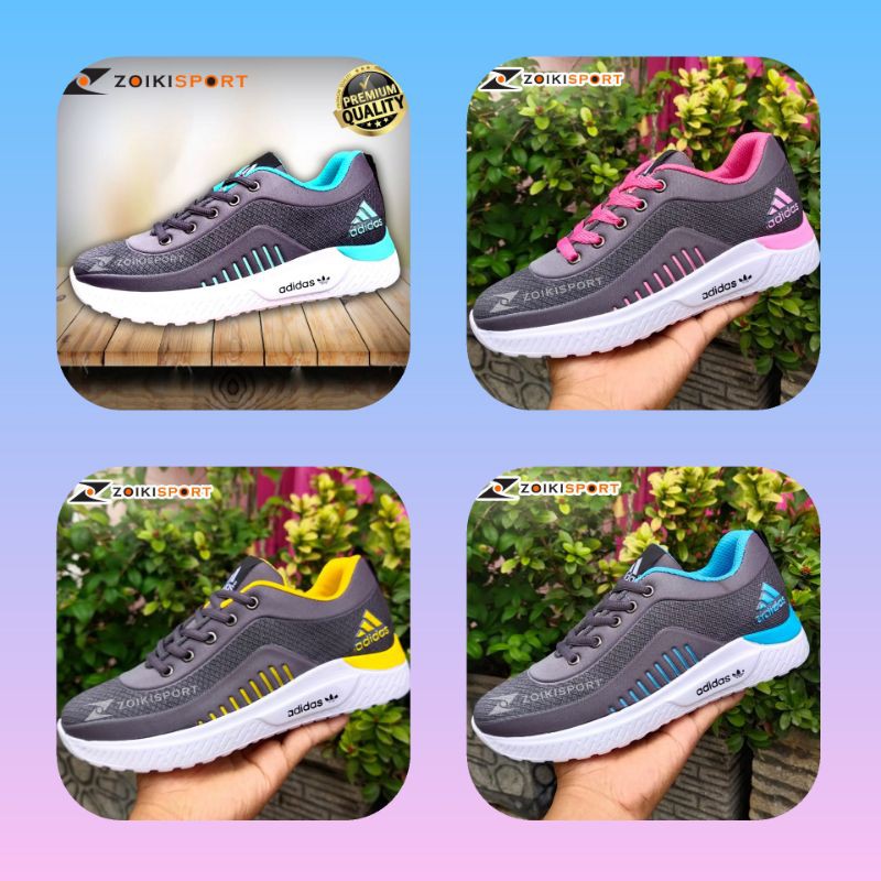 Sepatu Wanita Sepatu Sekolah Sepatu Sneakers Olahraga real pict bayar ditempat